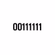 CODE 00111111 - old