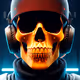 skull #3D Neon