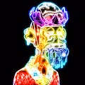 Bored Neon Apes