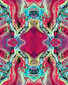 Abstract Mirror Pouring Art - old