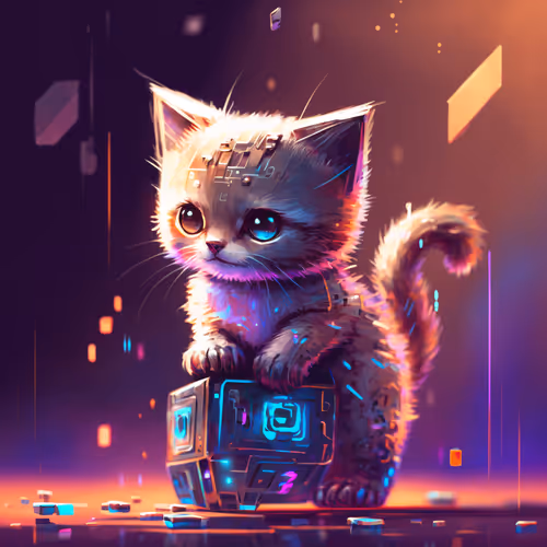 Cute DJ Cat
