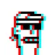 ANAGLYPH 3D SKULLS