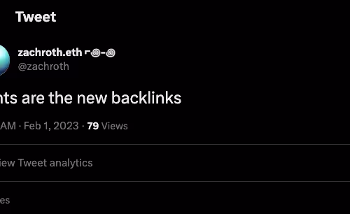 mints are the new backlinks