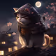 Sakura Ninja Cat