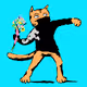 Cat Throwing