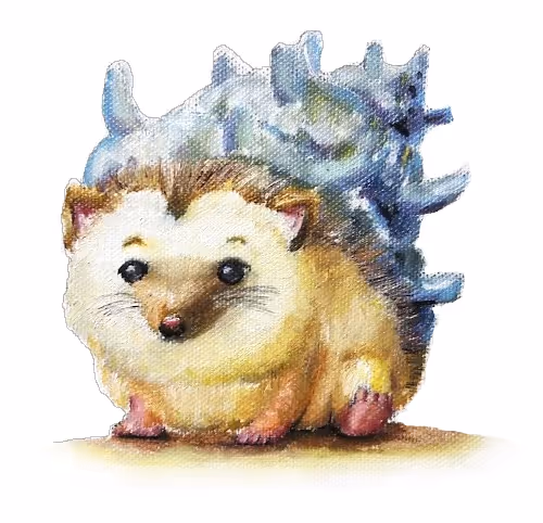 Cute animal oilpaintart collection