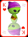 Alien Boy Poker Cards
