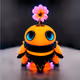 Flower paradise of little robots