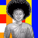 Everyone has afro hairstyle.