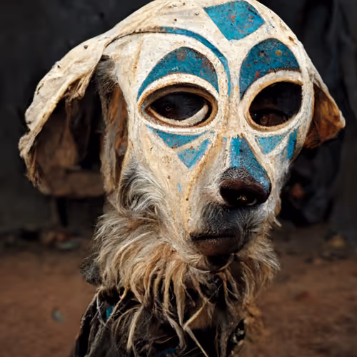 5 DOGS MASKFRICA - old