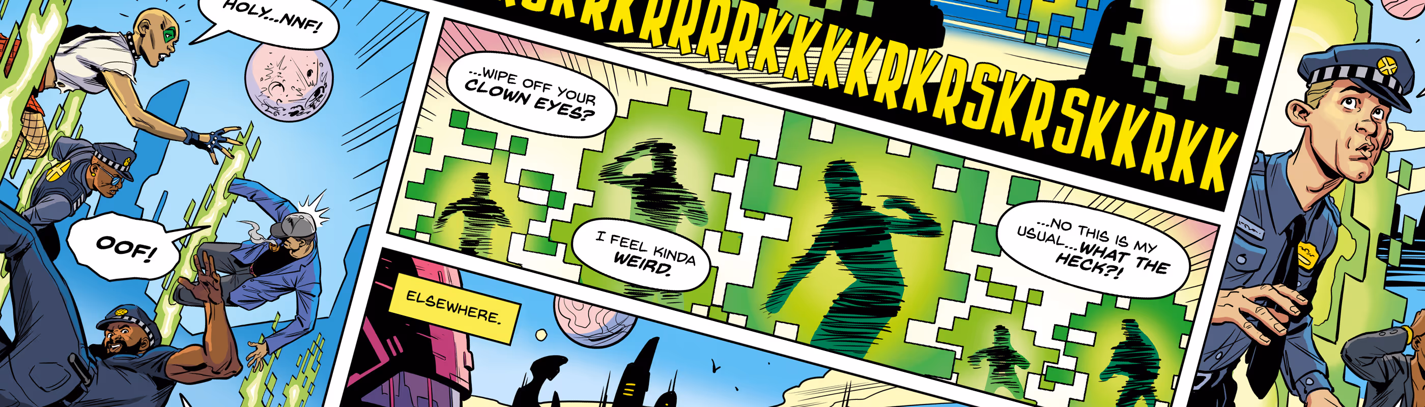 PUNKS Comic banner