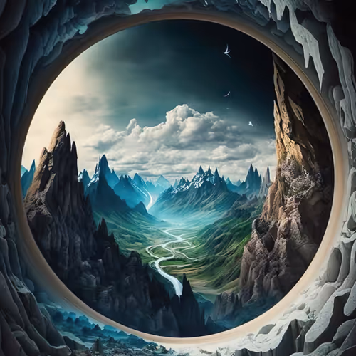 Portals to the Inner Realm: A Surreal Journey Through Impossible Worlds