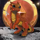 Dragon Doll On The Moon