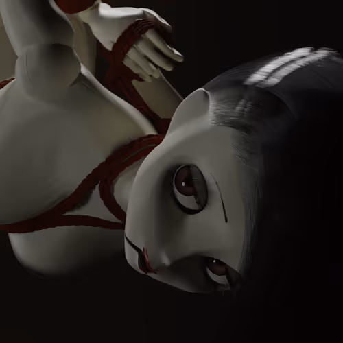 Japanese Doll And The Serpent