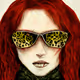 OLIVE GREEN CHEETAH - old