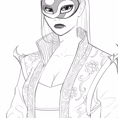Sketched Beauties