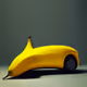 banana car