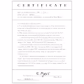 Certificate of Inauthenticity