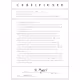 Certificate of Inauthenticity
