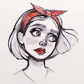 Hand drawn pictures in my sketchbook