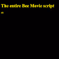 The Entire Bee Movie Script