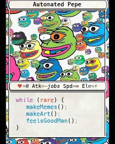 FAKEAUTOPEPE By Dmitri Cherniak