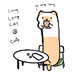 Long long cat item and Art