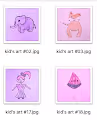 kid's art animals