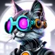 Cyberpunk Samurai Cats