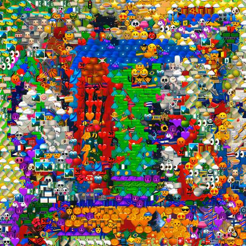 Emoji art evolution