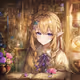 Meguru's AI witch art