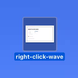 Right Click & Wave