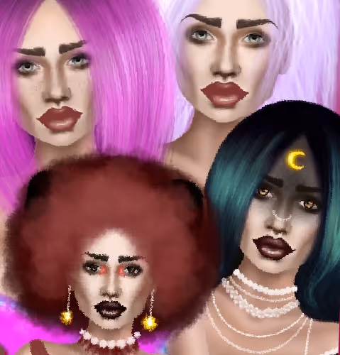 Melma. Girl with sad eyes.