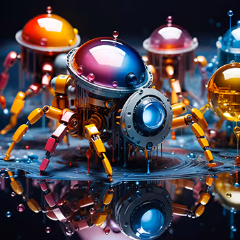 Andy Corah - Nanobot Nova | ai art | ai generated | Nanobot Nova | andycorah.com |  by andy corah