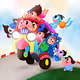 Happy times for me and my monster friends.