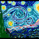 Gogh's dream - starry night - cryptnoajp club