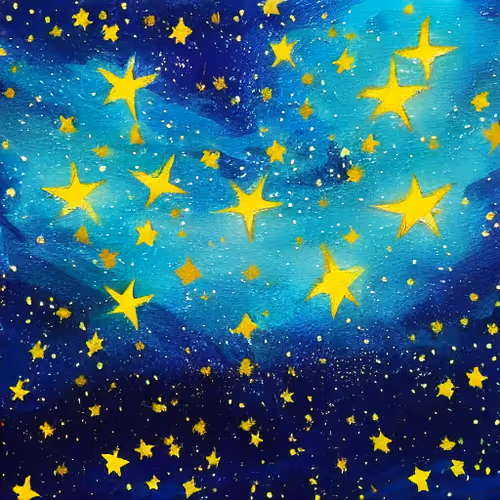 Mysterious Starry Sky By ANON