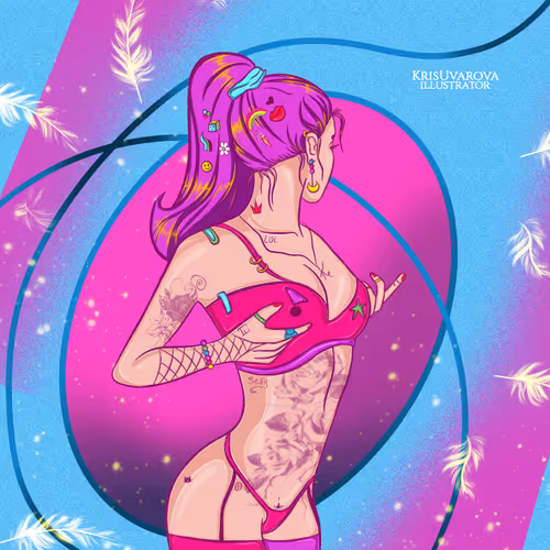 Girls from the meta universe. A doll's favorite.