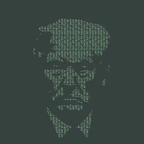 Typography and Pointillism Art