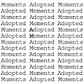 Adapted Moments