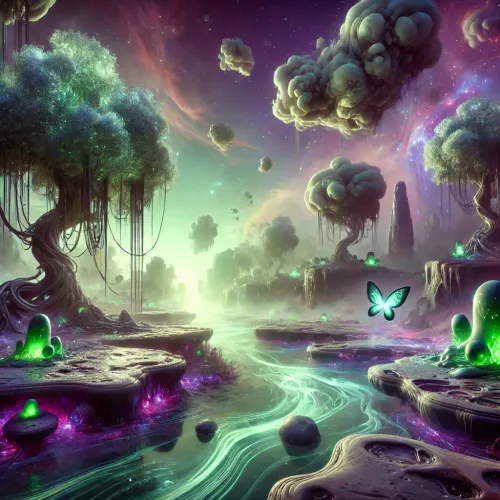 Mystical Floating Islands
