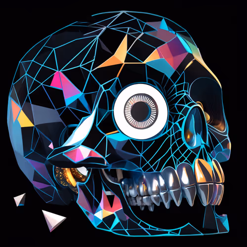 Plastictroops Futurism Skull