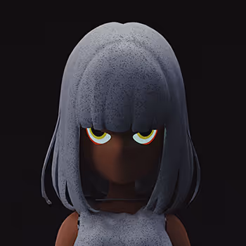 a girl against the x