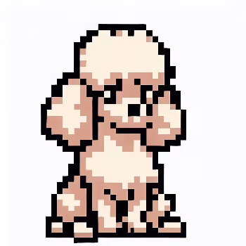 Pixel Art (Poodle)