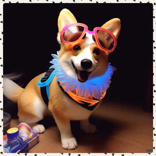 party neon corgis (ETH)