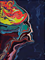 Abstract art "Vessels of the brain"