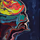 Abstract art "Vessels of the brain"
