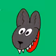 Wolfy funny and colorful