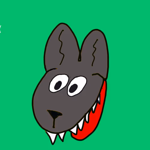 Wolfy funny and colorful