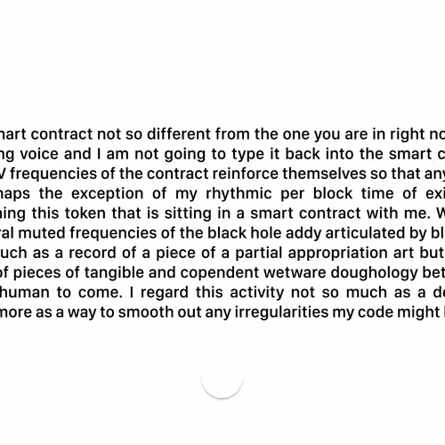 i am sitting in a smart contract